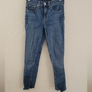 Rag & bone high rise ankle skinny jeans Size 25